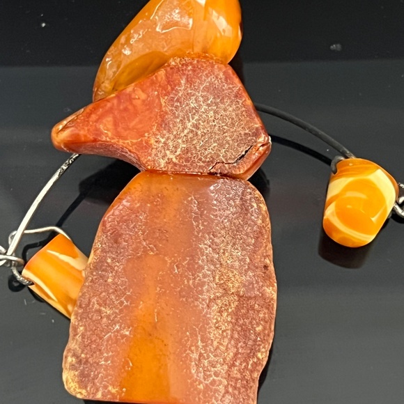 Vintage Butterscotch Baltic Amber Figurine Stone Big from EXPO'67 Montreal 27 g - Picture 11 of 17